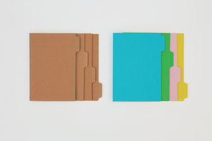 Both Colourways of Tab Notebook by SuckUK