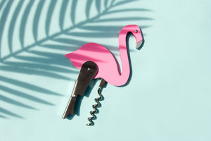 Decorative practical rose corkscrew for any occasion