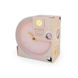 Pink Concrete Clock in Box