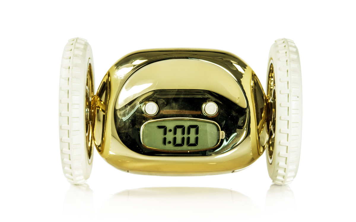 Clocky Alarm Clock That Runs Away To Get You Up 