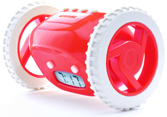 Clocky Alarm Clock That Runs Away To Get You Up 
