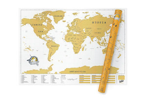 Scratch Map XL Size
