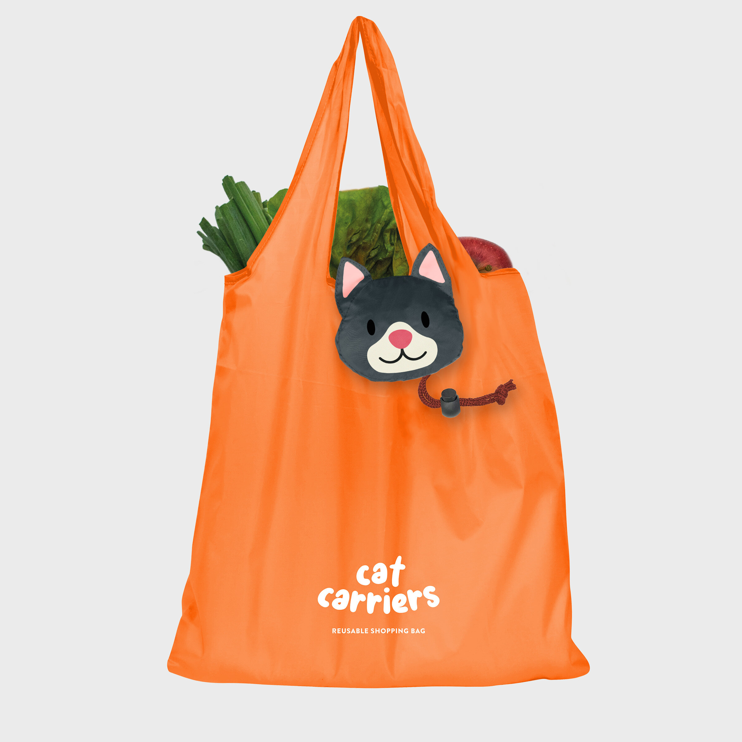 Cat Carrier Foldup reusable shopping bag.