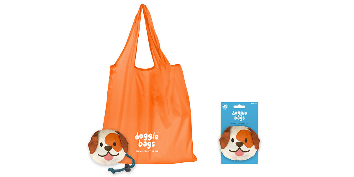 Doggie Bag Foldup reusable shopping bag. (Luckies)