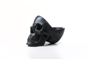 skull gadgets on white background