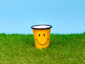 smiley tumbler happy camper