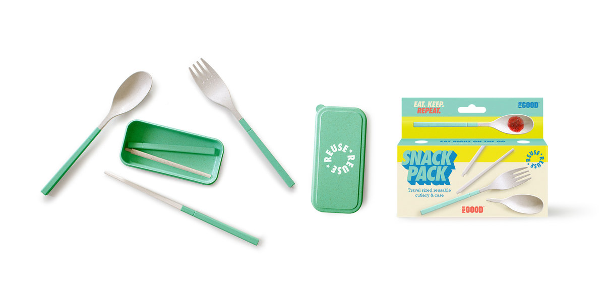 For Good Snack Reusable Travel Cutlery Set