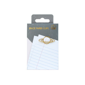 Office and school designer space theme paperclips for students and professionals