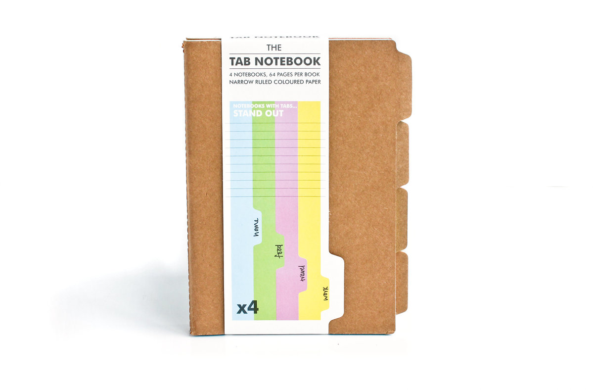 Tab Notebooks Better notebooks because tabs stand out.