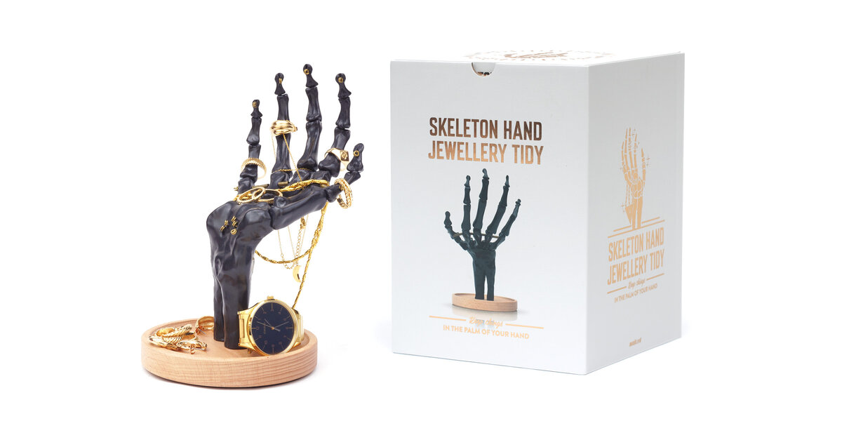 Suck UK Skeleton Hand Jewelry Holder