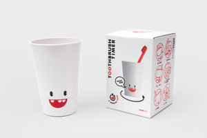 Tooth mug in cute packaging