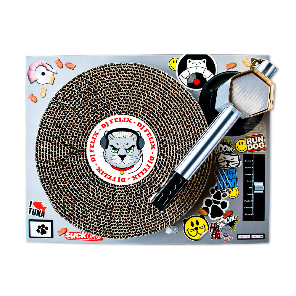 Dj cat scratching clearance pad