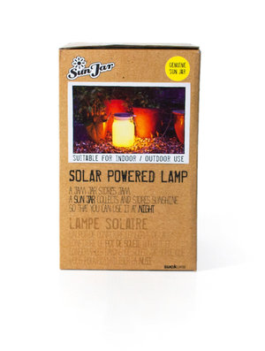 yellow solar powered lamp box